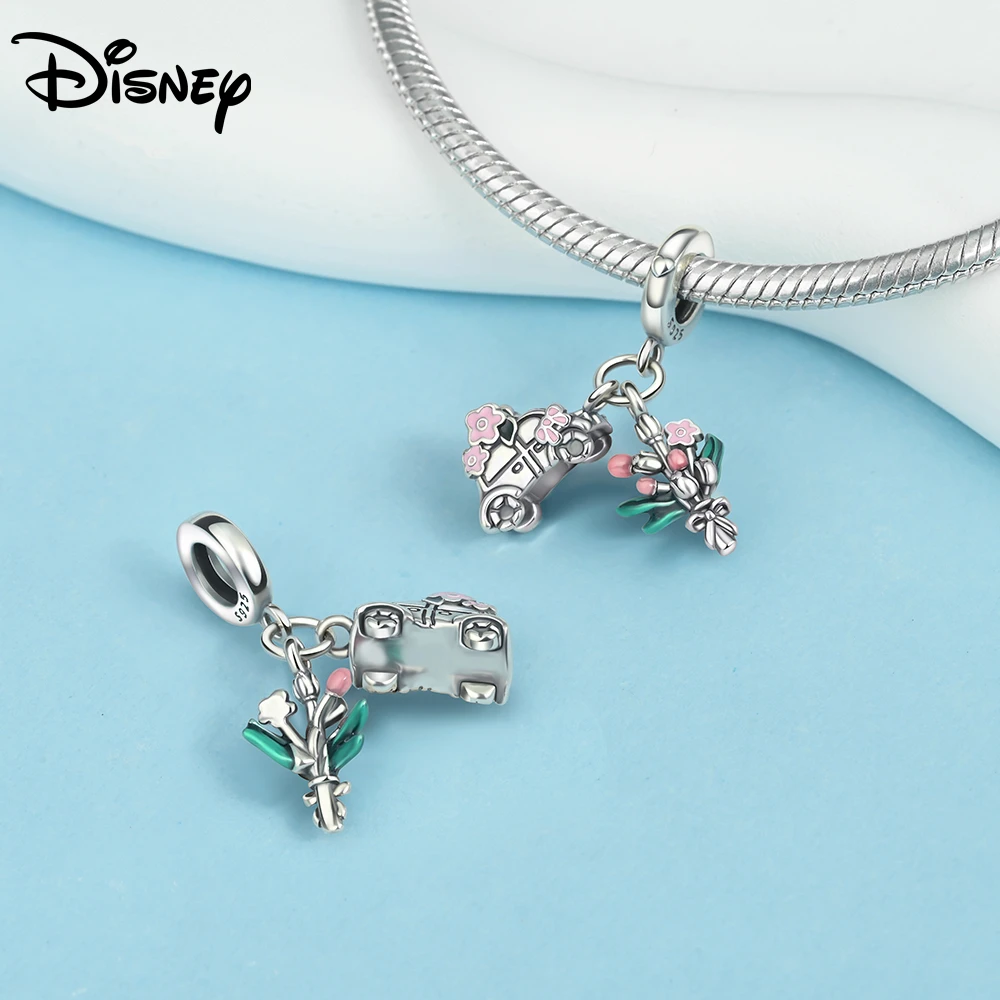 925 الفضة ديزني ميكي ويني ذا بوه WALL-E حلية قلادة صالح للقلادة سوار الأصلي لتقوم بها بنفسك عيد الميلاد المرأة هدية حفلة