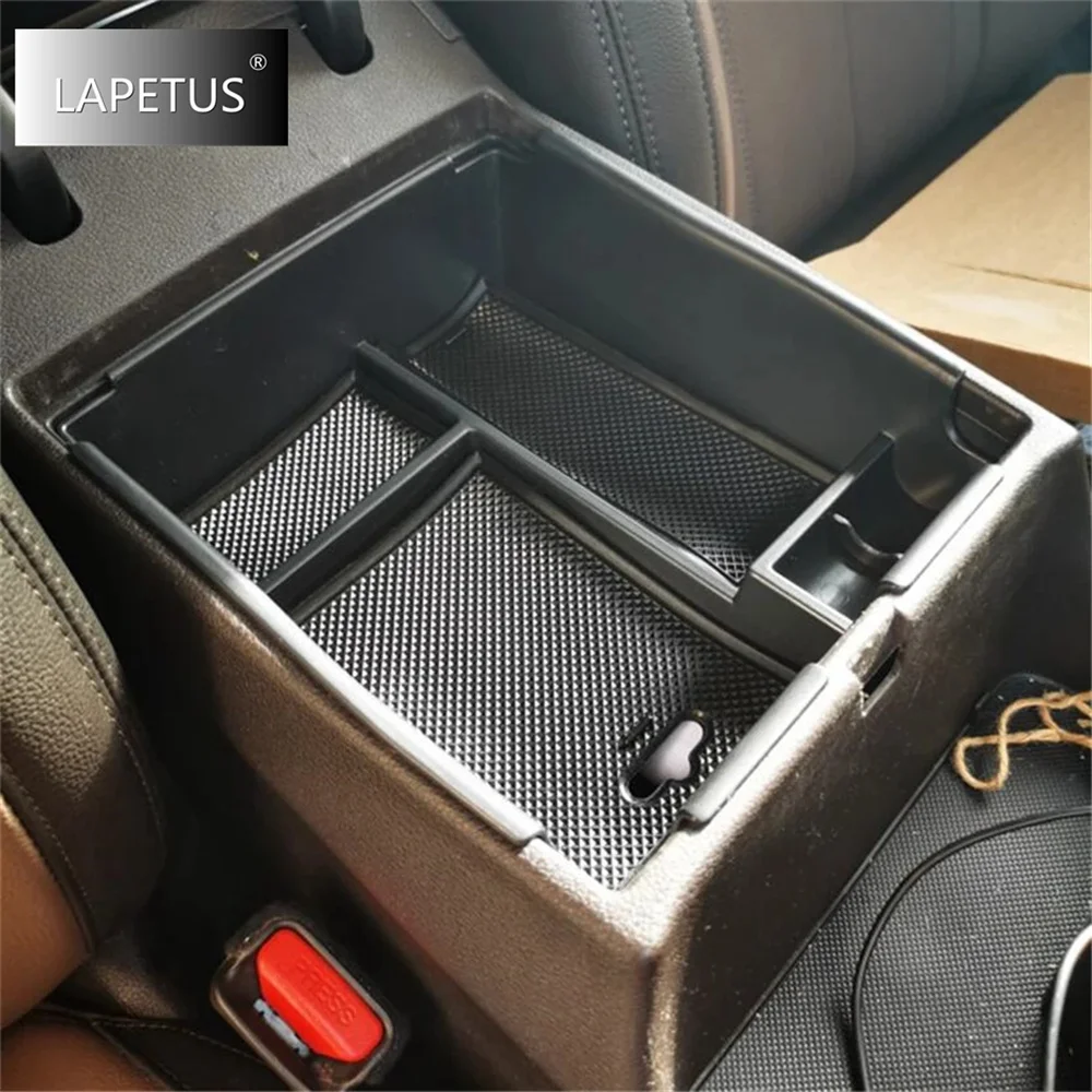 Accessories Central Armrest Storage Box Secondary Storage Center Console Organizer Compatible For Hyundai Santa Fe 2019 - 2021