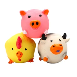 Pet Supplies Amazon Hot selling Animal Shaped Latex Toys Bite and Bite Washable Dog Toys