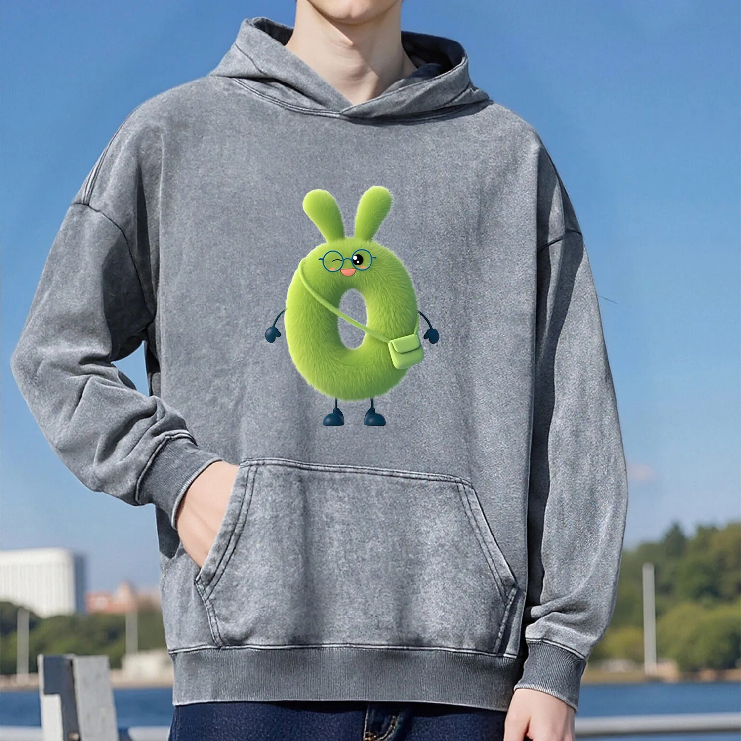 

Толстовка с капюшоном в стиле ретро номер 0, унисекс, повседневный спортивный стиль, изготовленный из чистого хлопка, уличный стиль, 400 г