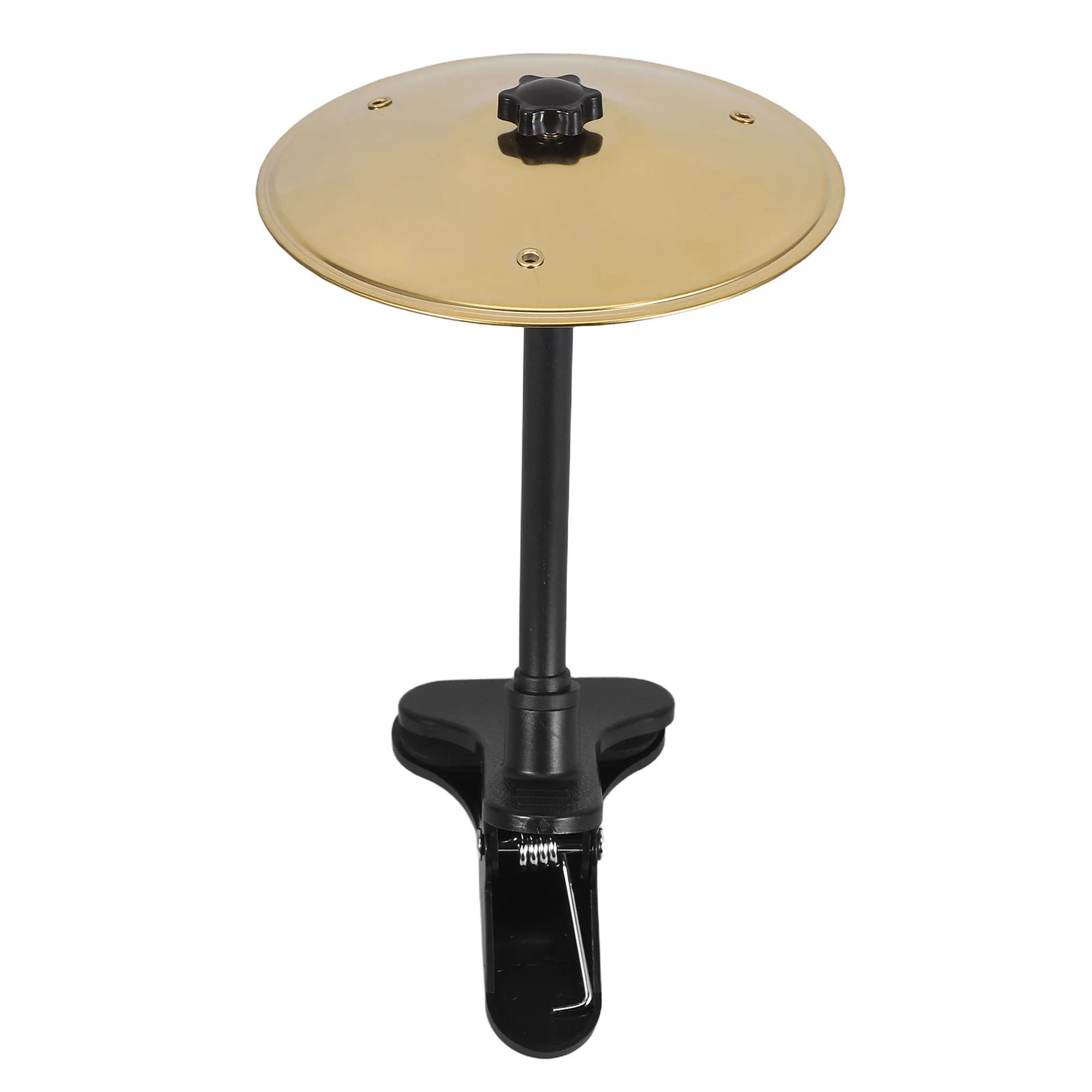

Mini Drum Crash Cymbal for Car Dashboard Desk - Gold Alloy Portable Percussion Instrument for Quiet Practice Home Music