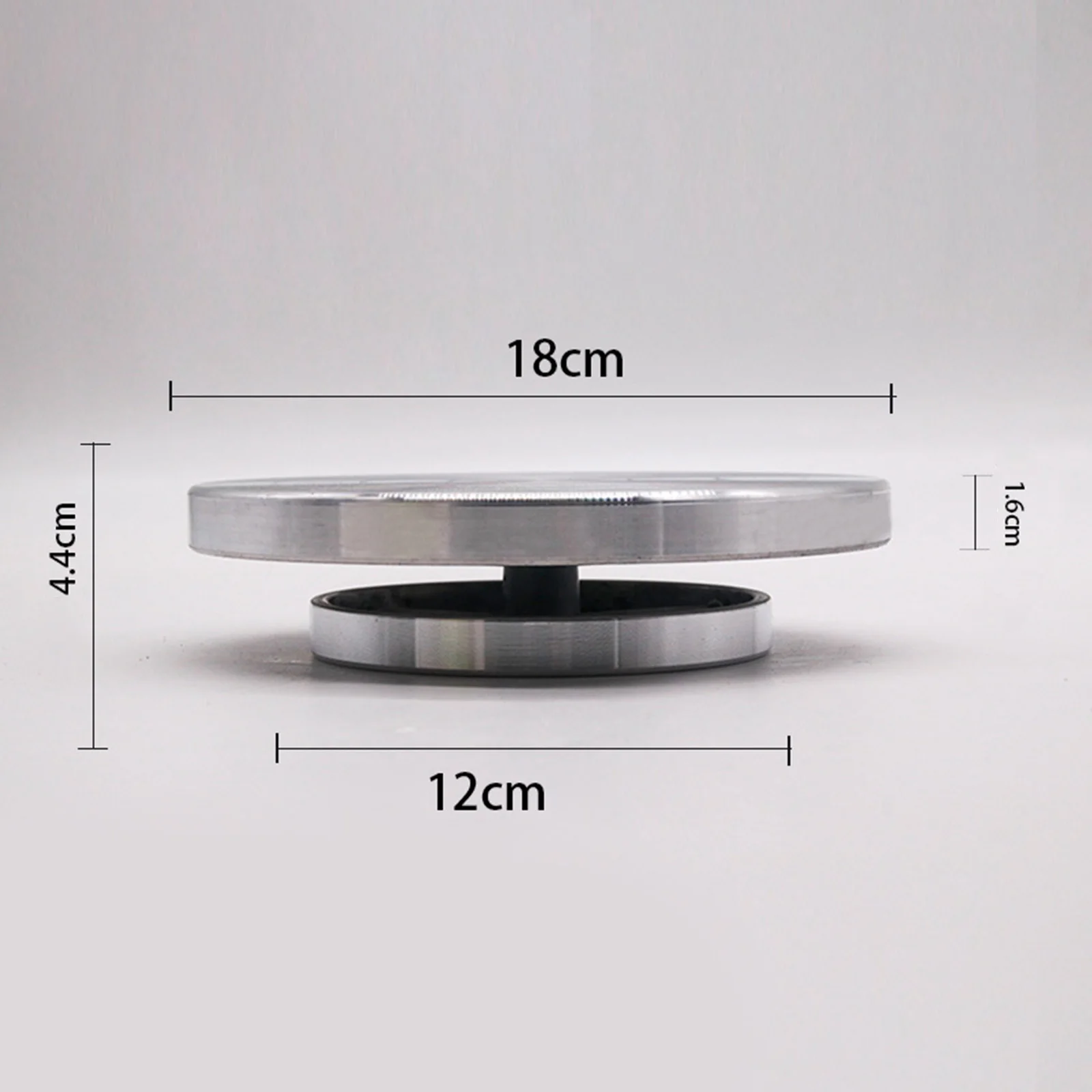 Pottery Banding Wheel 10-18cm Aluminum Alloy Turntable Manual Forming Sculpting Turntable for Ceramic Clay Pottery Tool