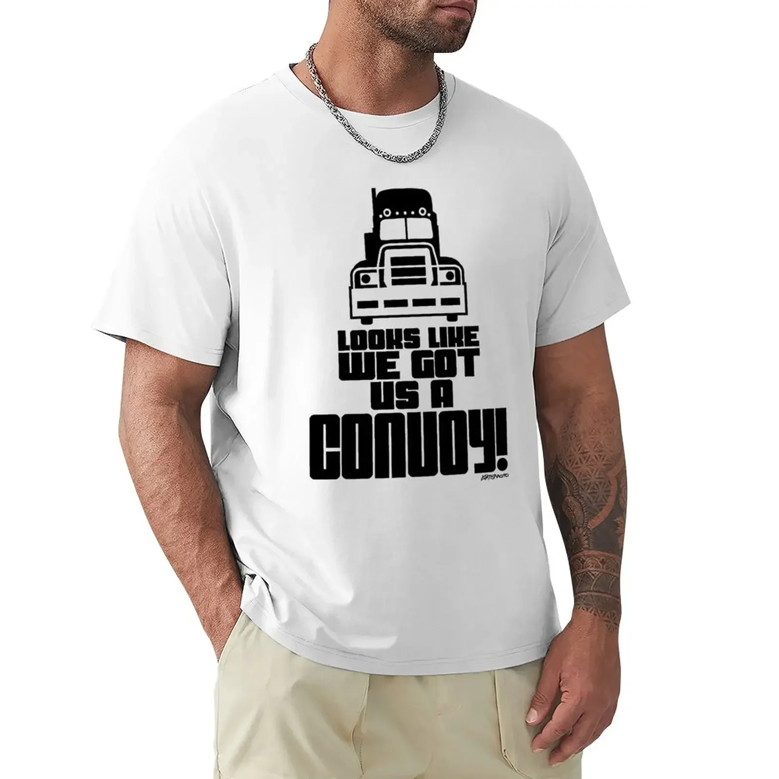 Looks Like We Got Us A Convoy! T-Shirt oversized graphic tee graphics basketball graphic tees men graphic t shirts