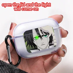 New Ulquiorra Cifer Soft Silicone Earphone Case for Apple Airpods 1 2 3 Pro 4 Transparent TPU Case for AirPods Cases