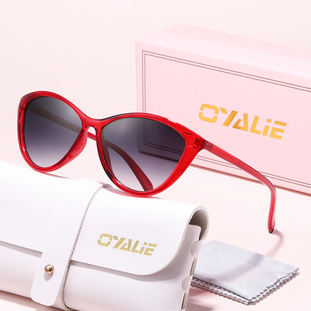 نظارات شمسية عصرية على شكل عين القطة من Oyalie، تصميم كلاسيكي على شكل عين القطة، عصرية ومتعددة الاستخدامات، جديدة، مخصصة، عصرية ولافتة للنظر. مناسبة للمشاركة في الحفلات ذات الطابع القديم، والمعرض الفني للزيارة، والقراءة المنزلية، وما إلى ذلك. إنها أنيقة وأنيقة بنسبية. إنها مقترنة على الطراز القديم أو الملابس الأنيقة. يظهر إنها أنيقة نبيلة.