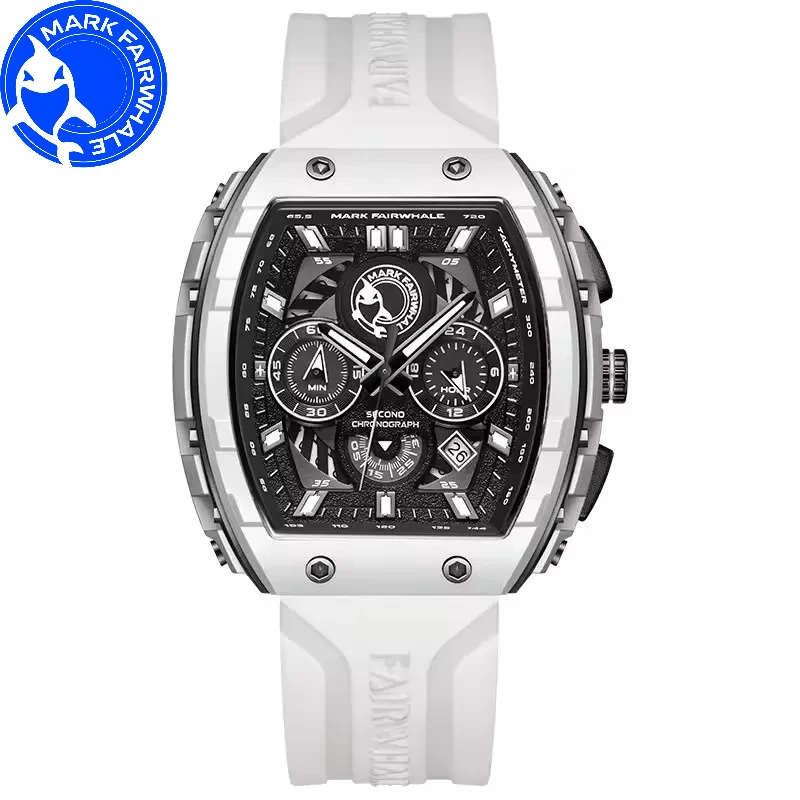 

Mark Fairwhale 5670 Fashion Brand Men's Watch Waterproof Luminous Calendar Chronograph Sport Quartz Men's Watch Reloj Hombre