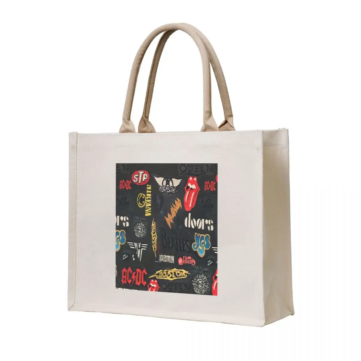 

Bands Tote Bag bag for beach tote bag screen cute pouch large tote