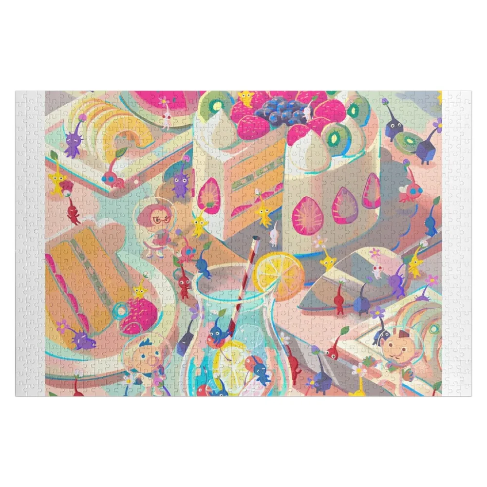 

Деревянные пазлы Pikmin 4 для взрослых, индивидуальный подарок, деревянный пазл с именем и фотографией