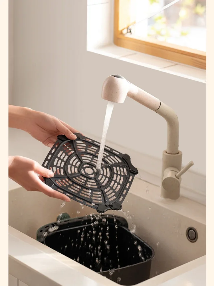 Novo 5l fritadeira de ar de grande capacidade doméstica multifuncional fritadeira elétrica de ar forno elétrico automático sem necessidade de virar fritadeira de ar