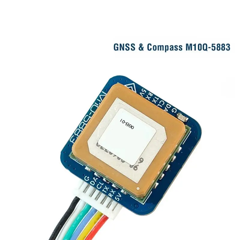 Smart-For MATEK For Mateksys GNSS M10Q-5883 GPS Magnetic Compass For RC FPV Racing Drone QMC5883