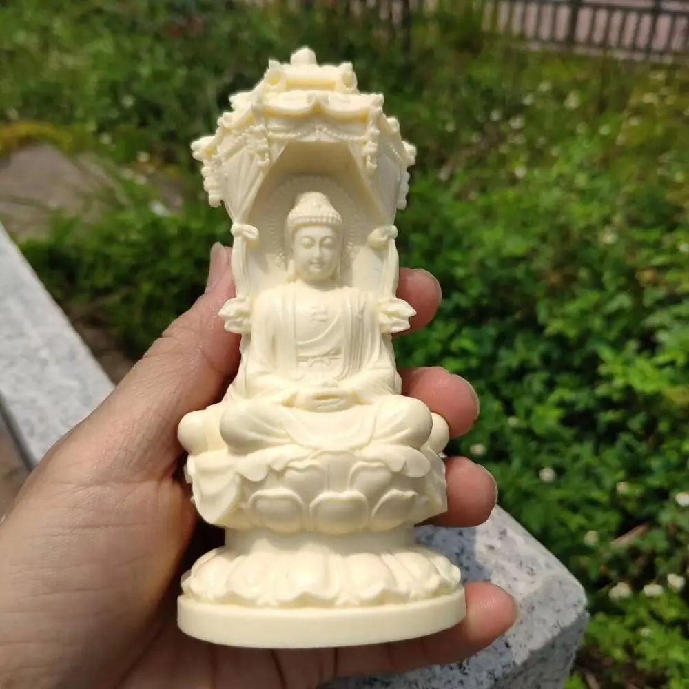 

GOOD figure of Buddha HOME efficacious Talisman Family Sakyamuni ksitigarbha Guanyin Buddha Hand carving art statue