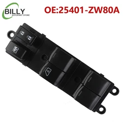 Car 25401-ZW80A Car Power Window Switch 25401ZW80A for Nissan Versa 2010 2011 2012