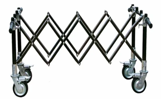 Heavy Duty Church Truck For Funeral Caskets Cemetery Funeral Home Casket Transport Cart With 360° Swivel Wheels