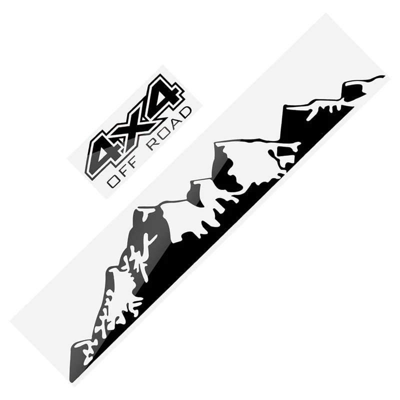 Car Sticker 4X4 Off Road Graphic Decal For Ford Ranger Raptor Pickup Isuzu Dma Nissan NAVARA Toyota Hilux Accessories