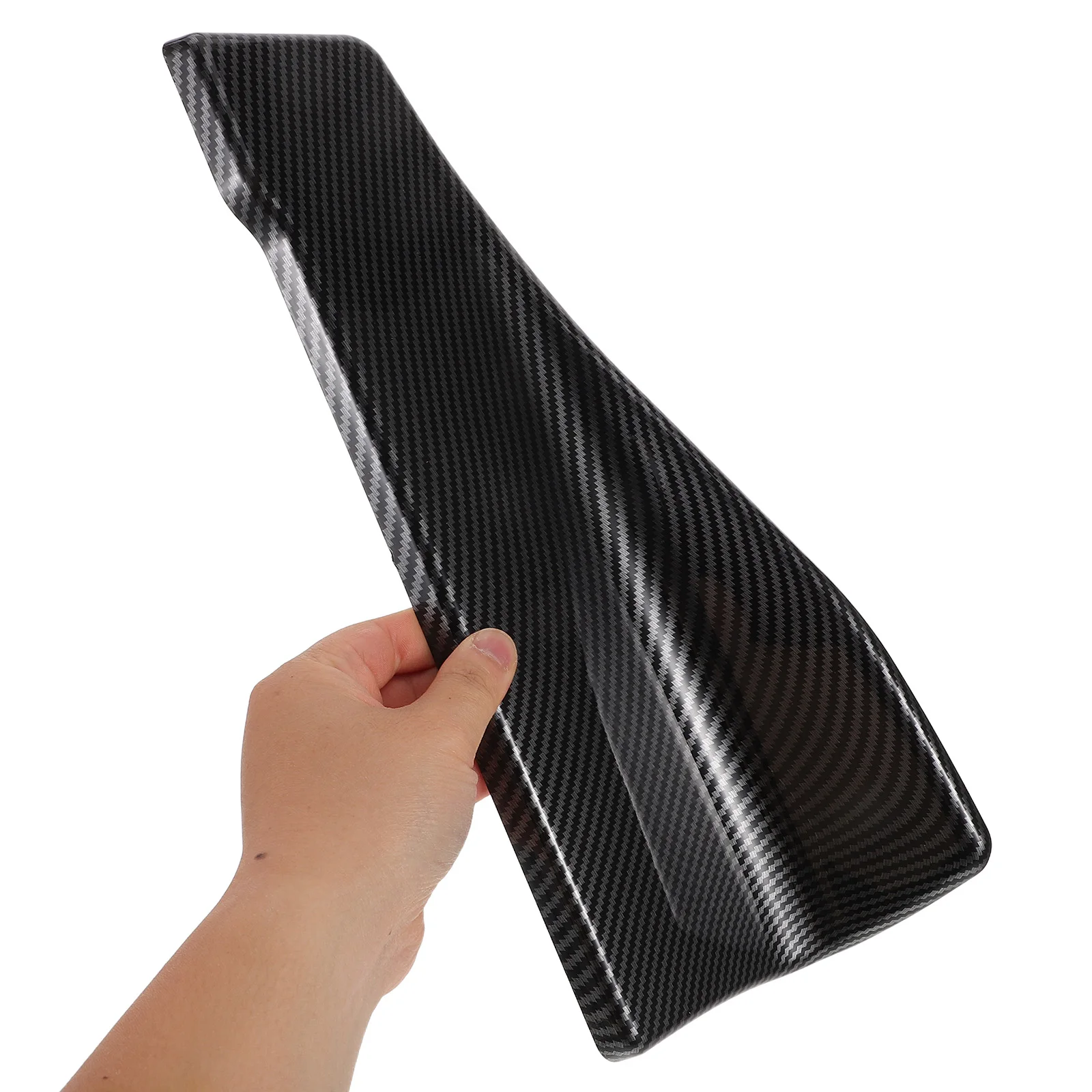 

1 пара универсальных защитных накладок на задний бампер автомобиля с отделкой под карбон, боковые накладки-диффузоры для защиты от царапин