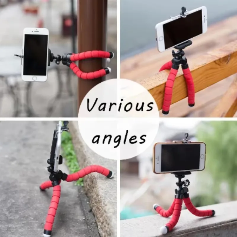 Selfie Stand Flexible Octopus Tripod Bracket Live Broadcast Phone Holder Mount Monopod Styling Accessories for All Smart Phone