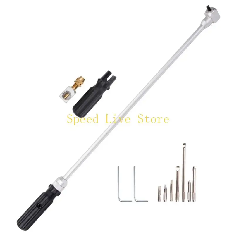547C 90 Degree Carburetor Adjustment Tool 480mm Long For Motorcycle Slow Running And Air Mixture Tuning