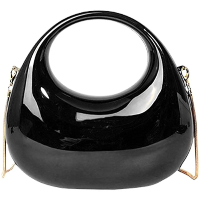 

Женщины сумки вечерняя сцепление мешка луна форма для плеча мода вечерняя сумочка