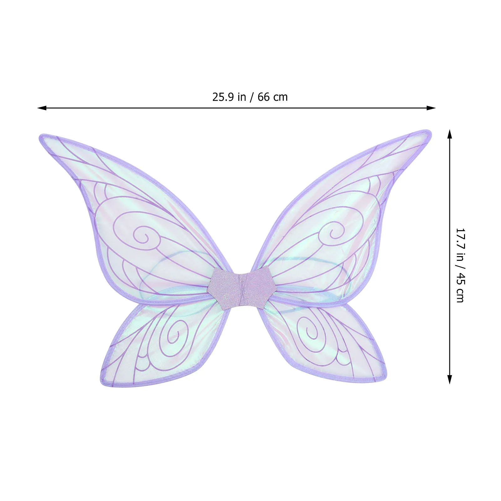 

Luminous Butterfly Wings Fairy Wing Decorative Lighted Prop for Cosplay Party Stage Performance Adult Women Fairy Wing