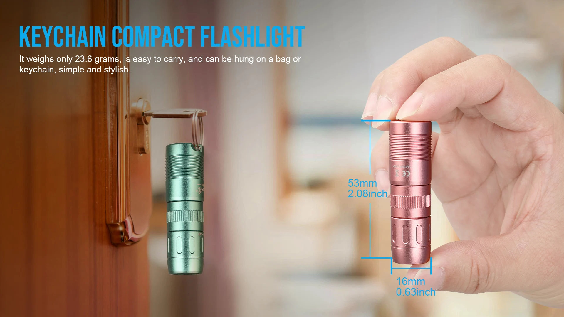 Trustfire MINIE Mini magnetische wasserdichte LED-Taschenlampe – tragbare wiederaufladbare Schlüsselanhänger-Licht für Camping, Angeln im Freien – Detail 5