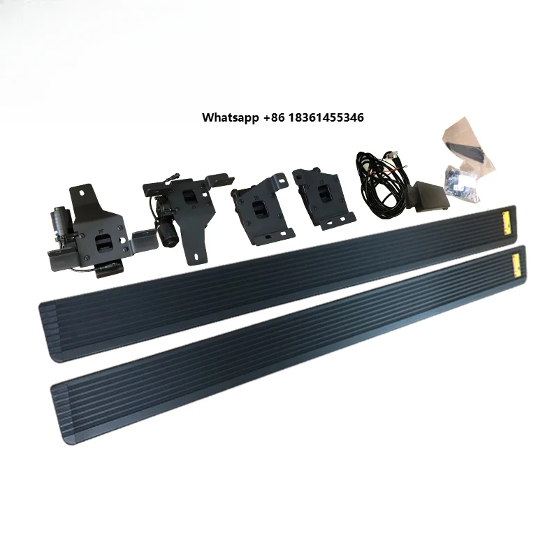 

For RAV4 2013-2025 Aluminum Alloy Retractable Side Step High Quality Automatic Electric Running Board With LED Light Anti-Pinch