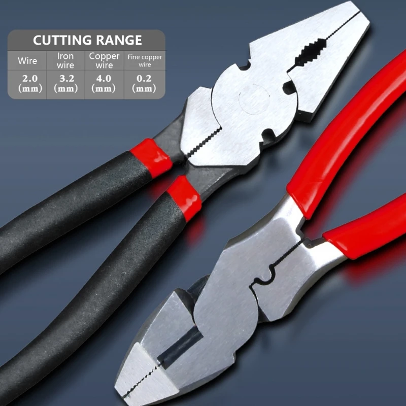 

Combination Plier Handcraft Tool Multifunction Tool for Compressing Bending Wire Plier Multifunctional Electrician Plier M4YD