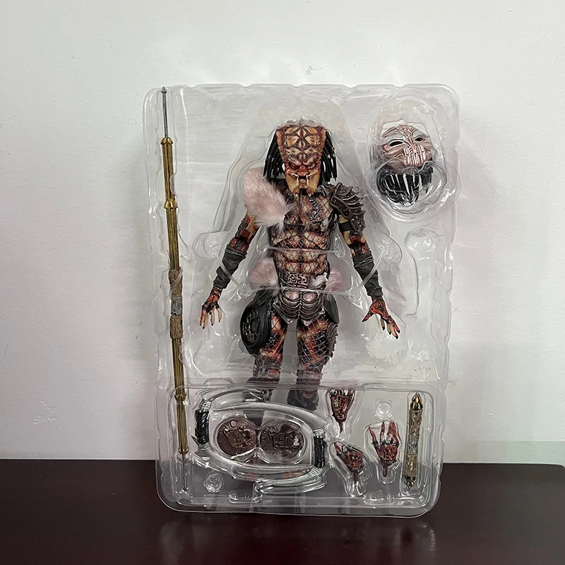 NECA Figure Ultimate Snake Predator 2 Battle Drmaced Action Figure Model Toys Joint Movable Doll Birthday Present For Kids