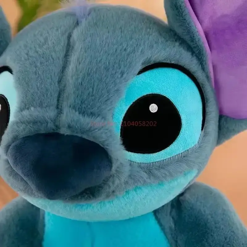 Oreiller de couchage en peluche Disney pour enfants, jouet en peluche doux, cadeau surprise pour enfants, mignon, animal de dessin animé, CAN o & Stitch, couple, matériau doux