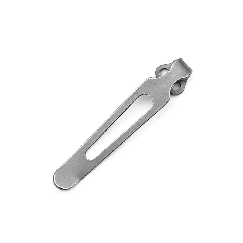 High Quality Titanium Pocket Knife Waist Clip Lightweight Back Clip Compatible With ZT 0022 0609 Folding Knife