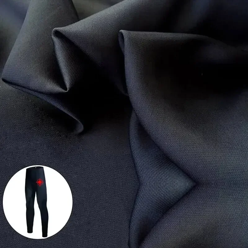 กางเกงปั่นจักรยานผู้ชาย X-TIGER สำหรับฤดูหนาว กางเกงรัดรูปสำหรับปั่นจักรยานเสือภูเขาและจักรยานถนน ผ้า Coolmax พร้อมแผ่นรองเจล 5D กางเกงกันความร้อนสีดำ