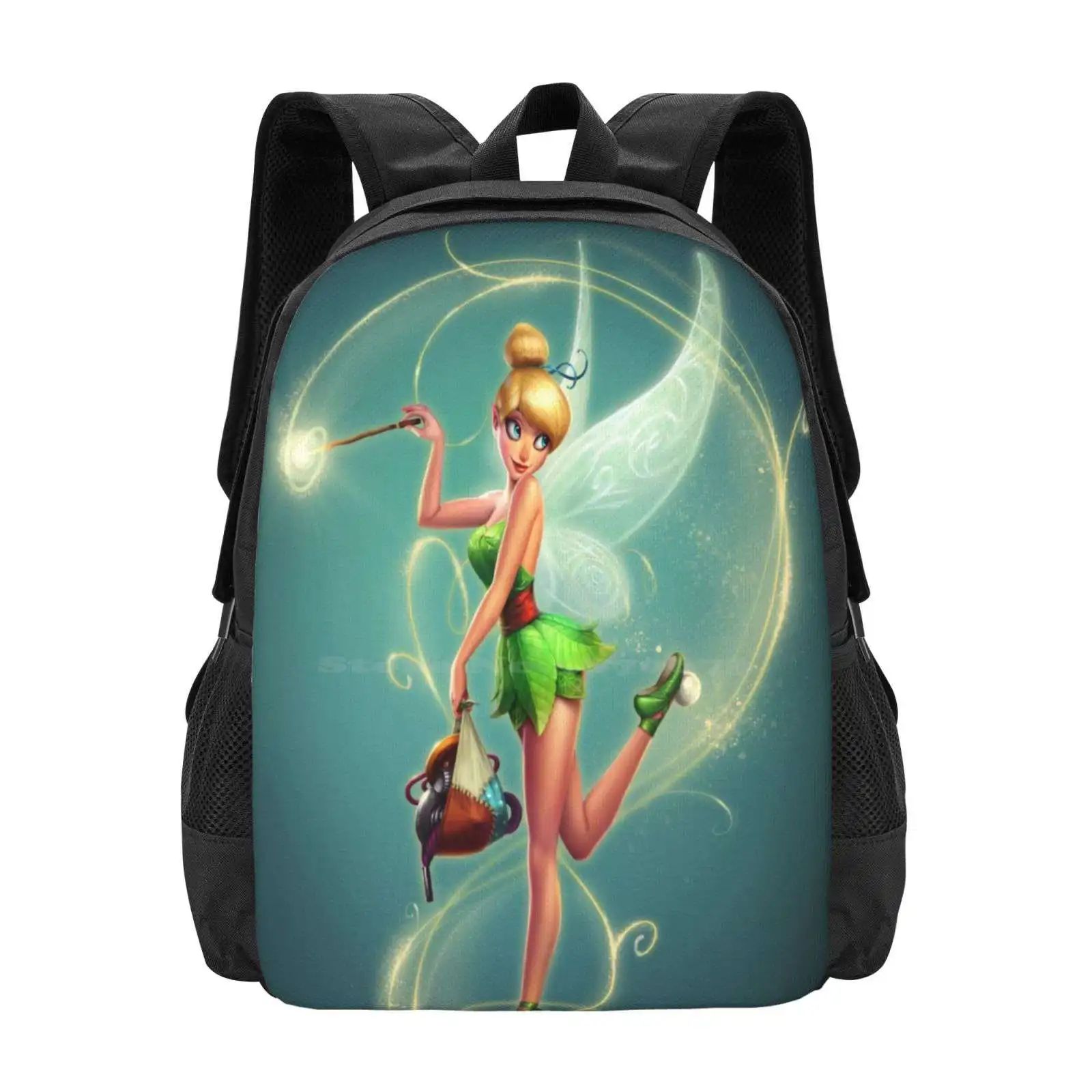 School Bags For Teenage Girls Laptop Travel Bags Fairy Pinup Cute Girl Kimisz Felipekimio