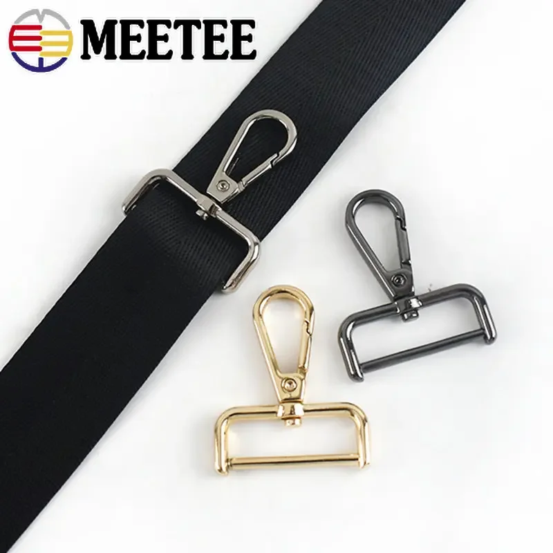 5Pcs Detachable Bag Buckles for Strap 13-38mm Metal Swivel Lobster Clasp Belt Webbing Trigger Snap Hook DIY Accessories