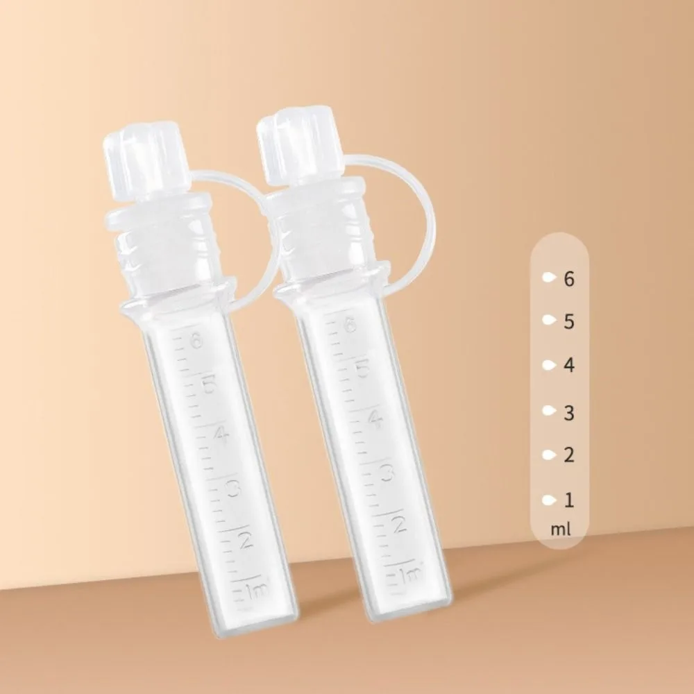 Reusable Colostrum Collector Food Safe 6ml Breast Milk Collection Easy To Clean Baby Essentials Baby Feeding Device