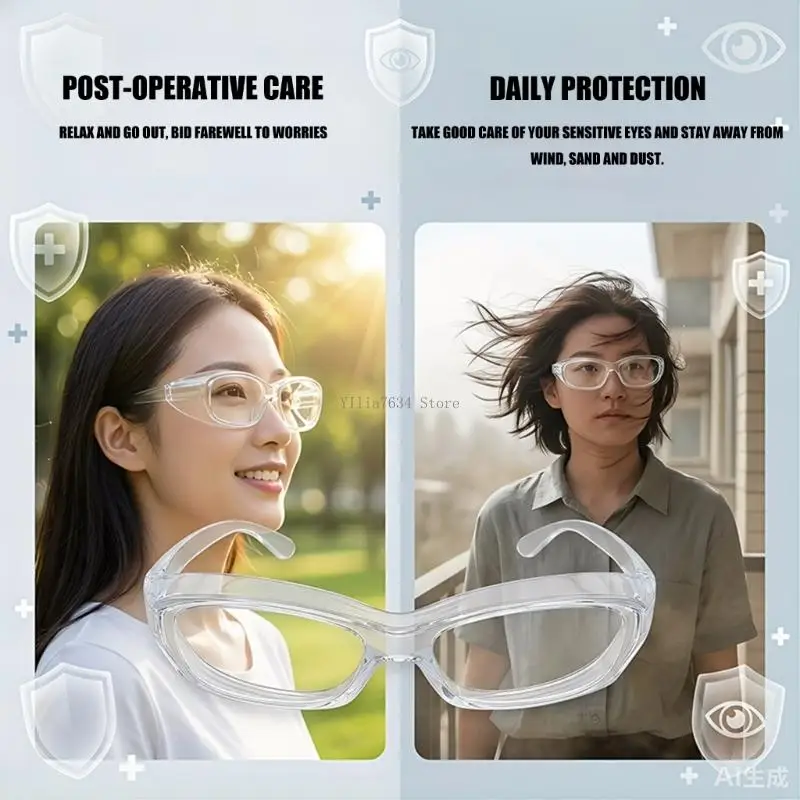 Clear Anti Light Goggles Windproof Dustproof Glasses