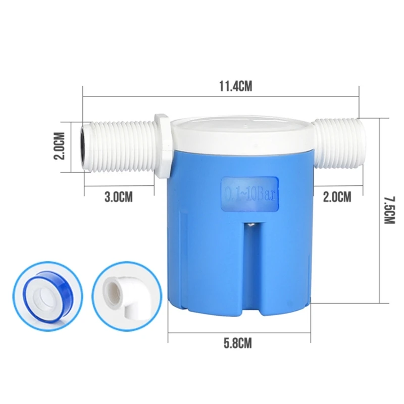 

1/2" 3/4" 1" Automatic Control Water Level for Valve Water Tower for Tank Float for Valve Traditional Float for Valve Up