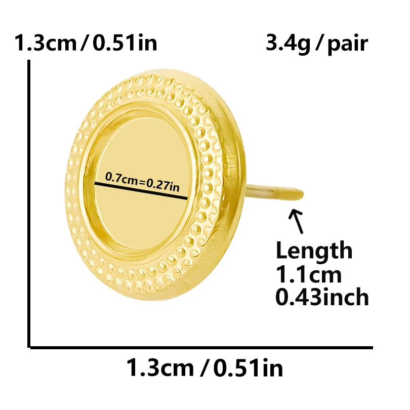 2Pcs High Quality  Geometry Texture Luster Stainless Steel Earring Retro Sense Of Design For Men Women Earrings With Earplugs