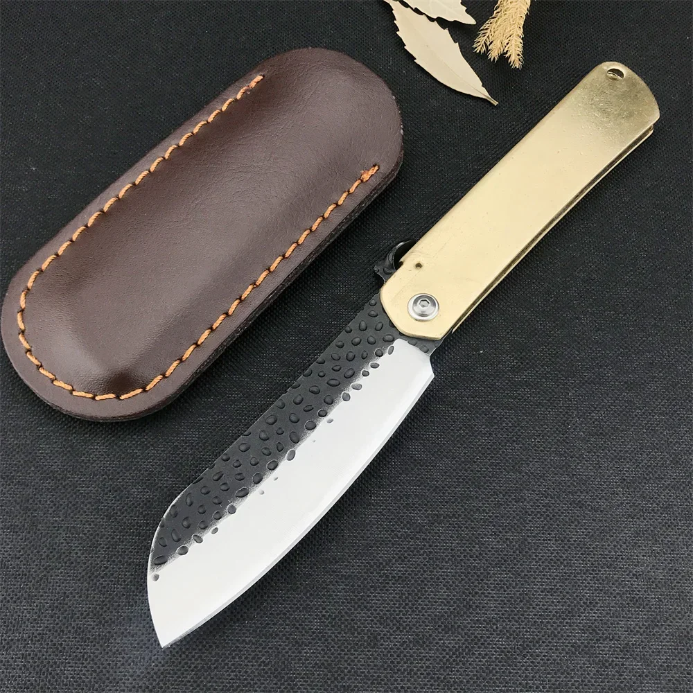 Japanese Higonokami Tactical Folding Knife 7Cr13Mov Forging Steel Blade Nylon Fiber Handle Outdoor Cutting  Camping Fruit Knife