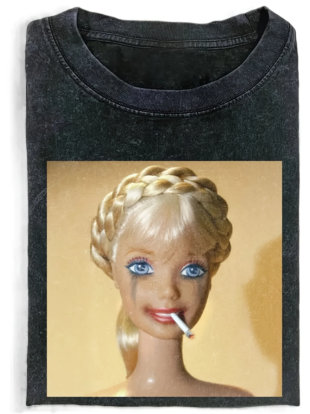 Color Collapse Doll Shirt with Doll Face Emoji Pack - Trendy Quirky Top - Doll Emoji Pack T-Shirt  graphic t shirts streetwear