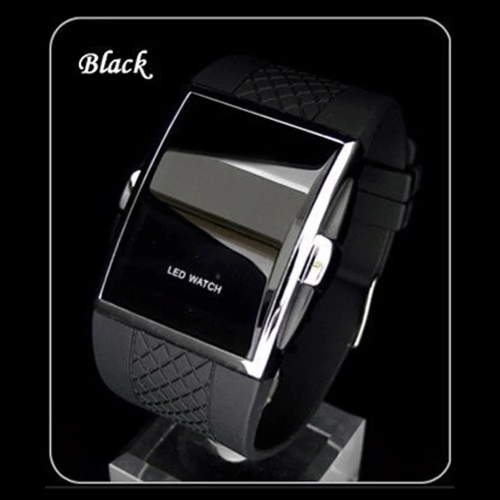 

New Black Led Digital Military Watches Men Wristwatches Luxury Brand Curved Screen Fashion Sports Watches Male Electronic Clock