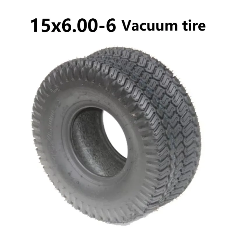 【2026】15X6.00-6-inch Vacuum Tire Suitable For Small Four-wheel Beach Motorcycle Modification Car Lawn Mower Go Kart