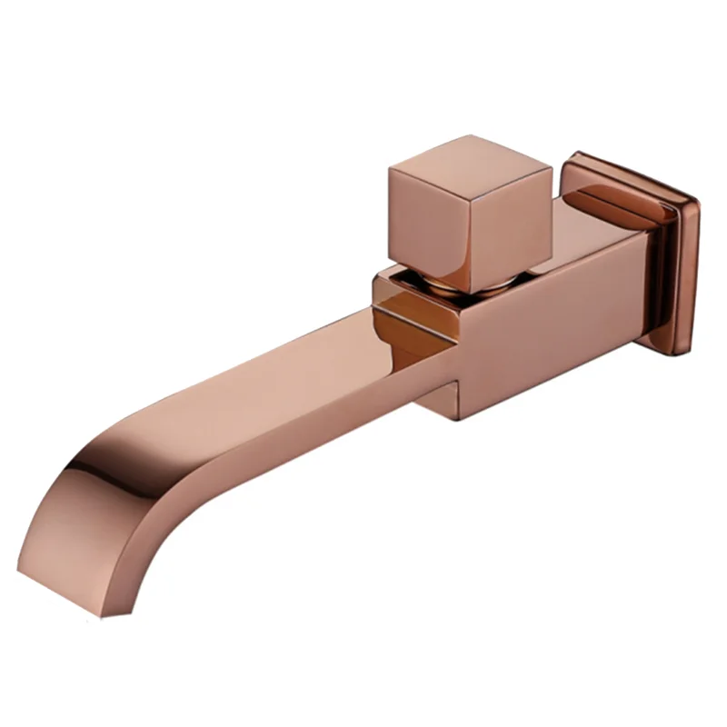 Bathroom Sink Faucet Wall Mounted Wash Basin Sink Faucet Bathroom Accessories Taps for Bathroom Rose Gold