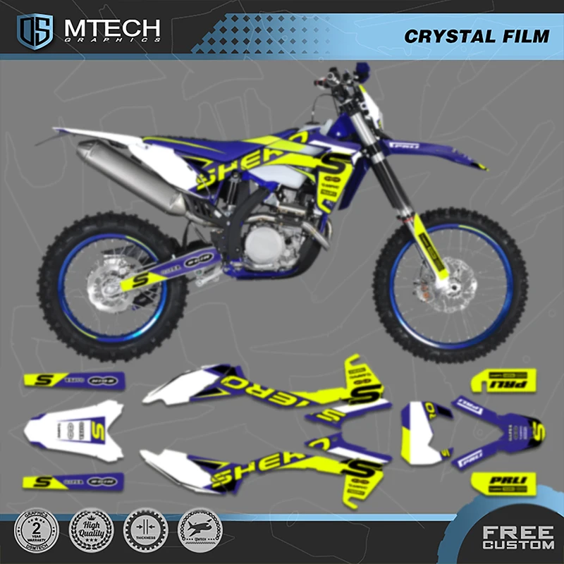 DSMTECH  Custom Team Graphics Decals Stickers Kits For Sherco 2012 2013 2014 2015 2016 SE SE250 300 004