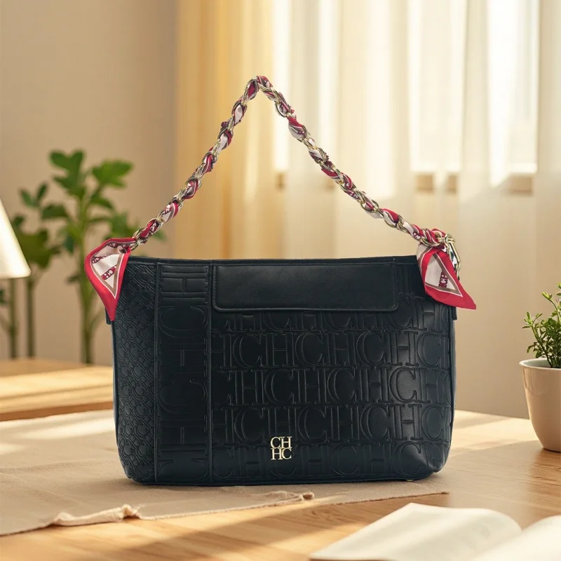 CHCH High Quality Fashionable Women's Handbag Multifunctional Crossbody Bag Letter Print Design Polyester Tote Bag Medium Size