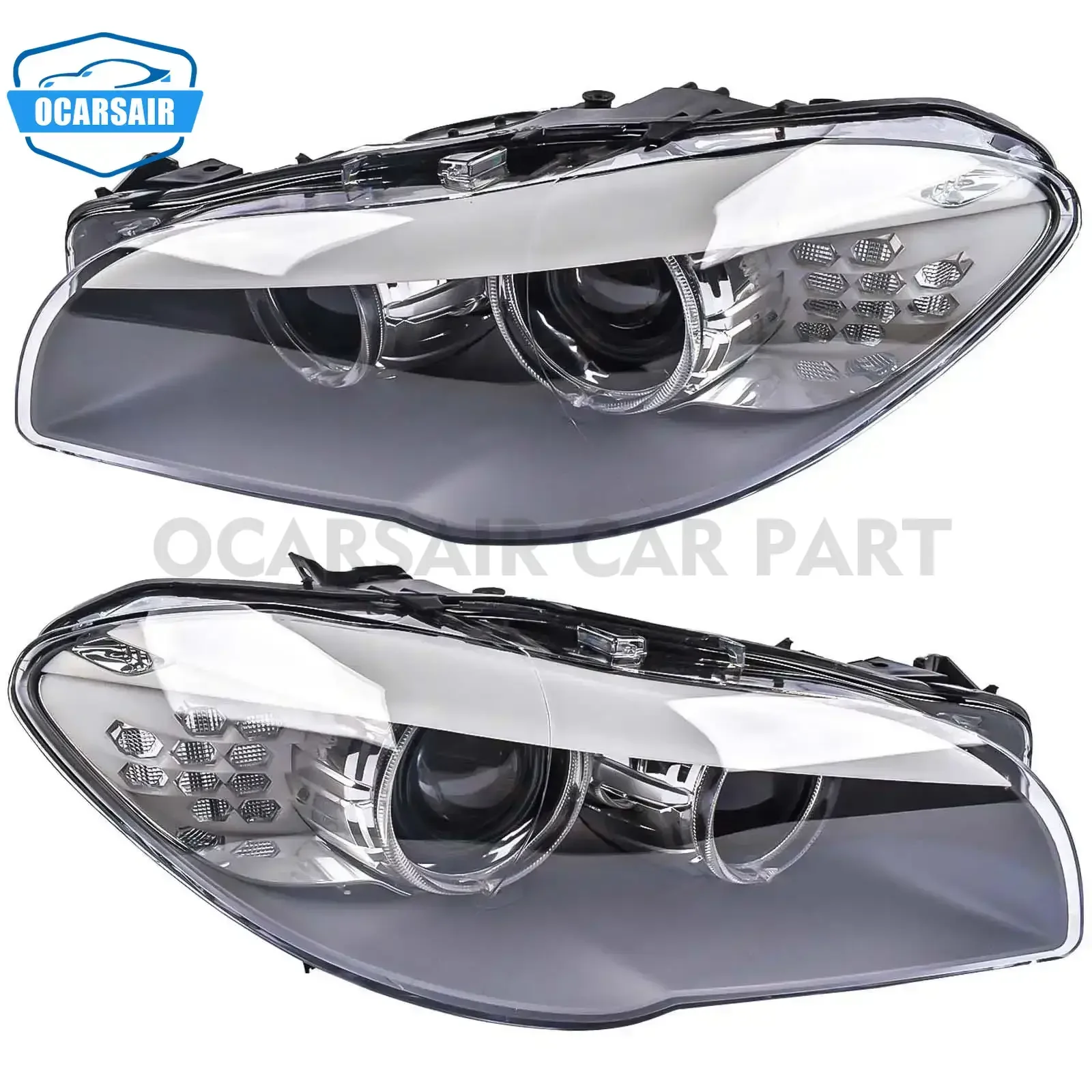 2pcs LED Front Headlamp For BMW F10 F11 F18 520 523 2011-2013 63117271911 63117271912