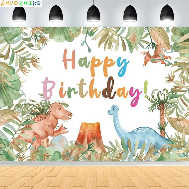 

Baby Shower Happy Birthday Party Photography Backdrops Newborn Kids Air Balloon Princess Tropical Jungle Photo Background BB-11