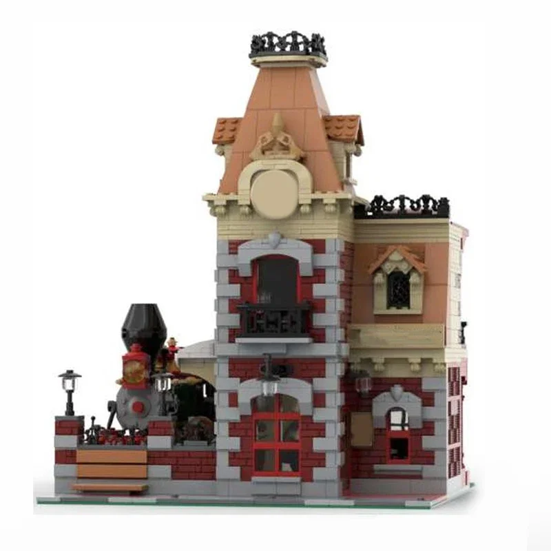 

2053pcs MOC Modular Train Museum Architecture Building Blocks Model Assembly Toys Children Festival Gifts