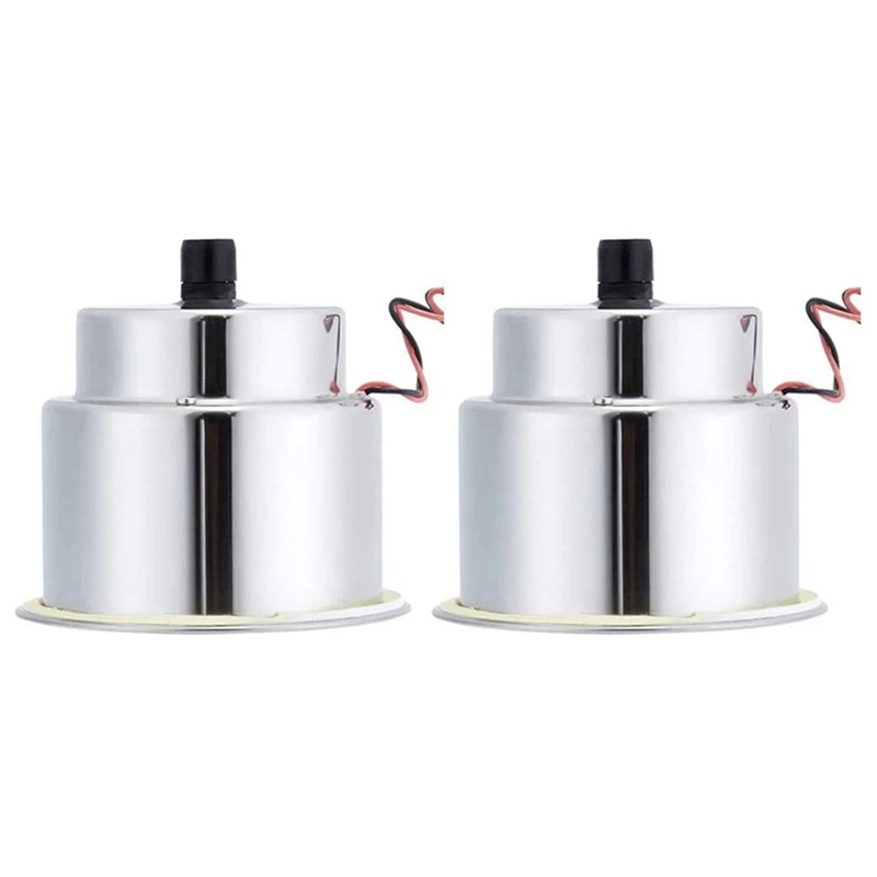 2Pack Recessed Cup Drink Bottle Holder For Boat Stainless Steel Cup Bottle Holder For Rv Camper Car Truck Red Light