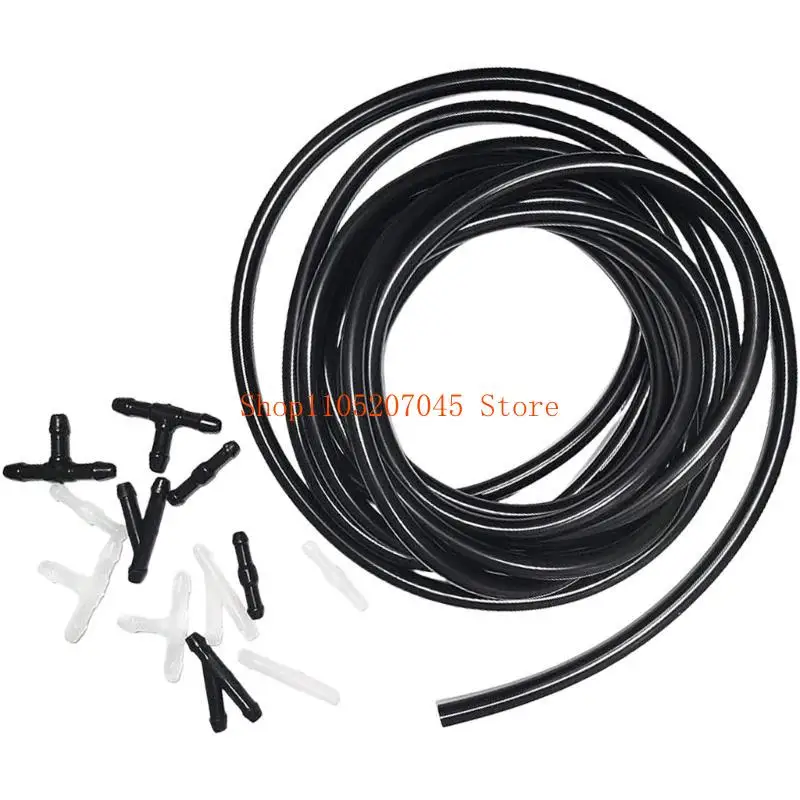37cd Complete Windshield Washer Hose Repair with Flexible Tubing Efficient Sprays Performances Easy to Use for Reliable Use