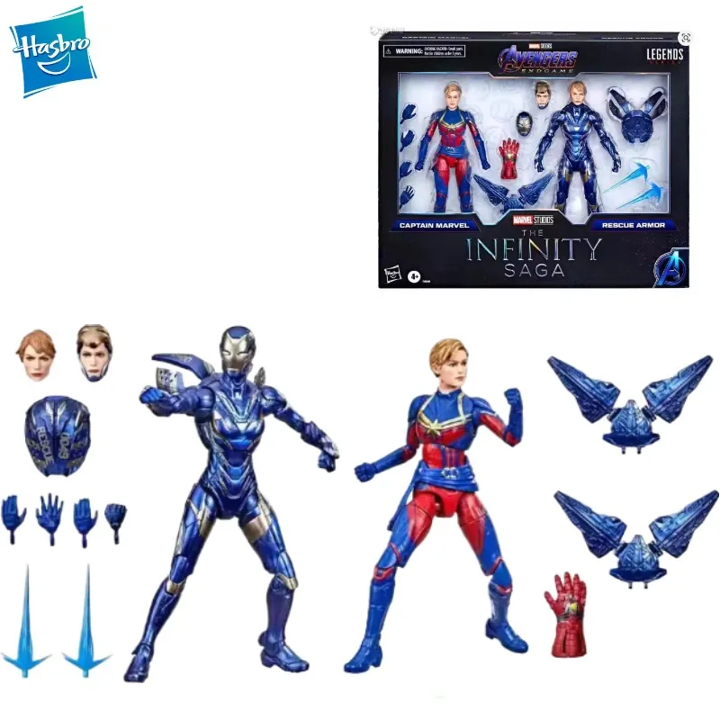 新品オリジナル ハズブロ マーベルレジェンドシリーズ インフィニティサーガ マーベル アベンジャーズ エンドゲーム レスキューアーマー キャプテン・マーベル アクションフィギュア