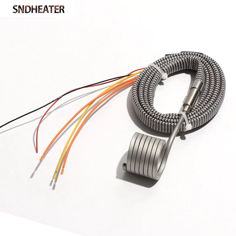 SNDHEATER 60x45 мм 60x50 мм 60x55 мм запчасти электрической машины для литья под давлением горячий бегун катушка сопла нагреватель с термопарой 1 шт.